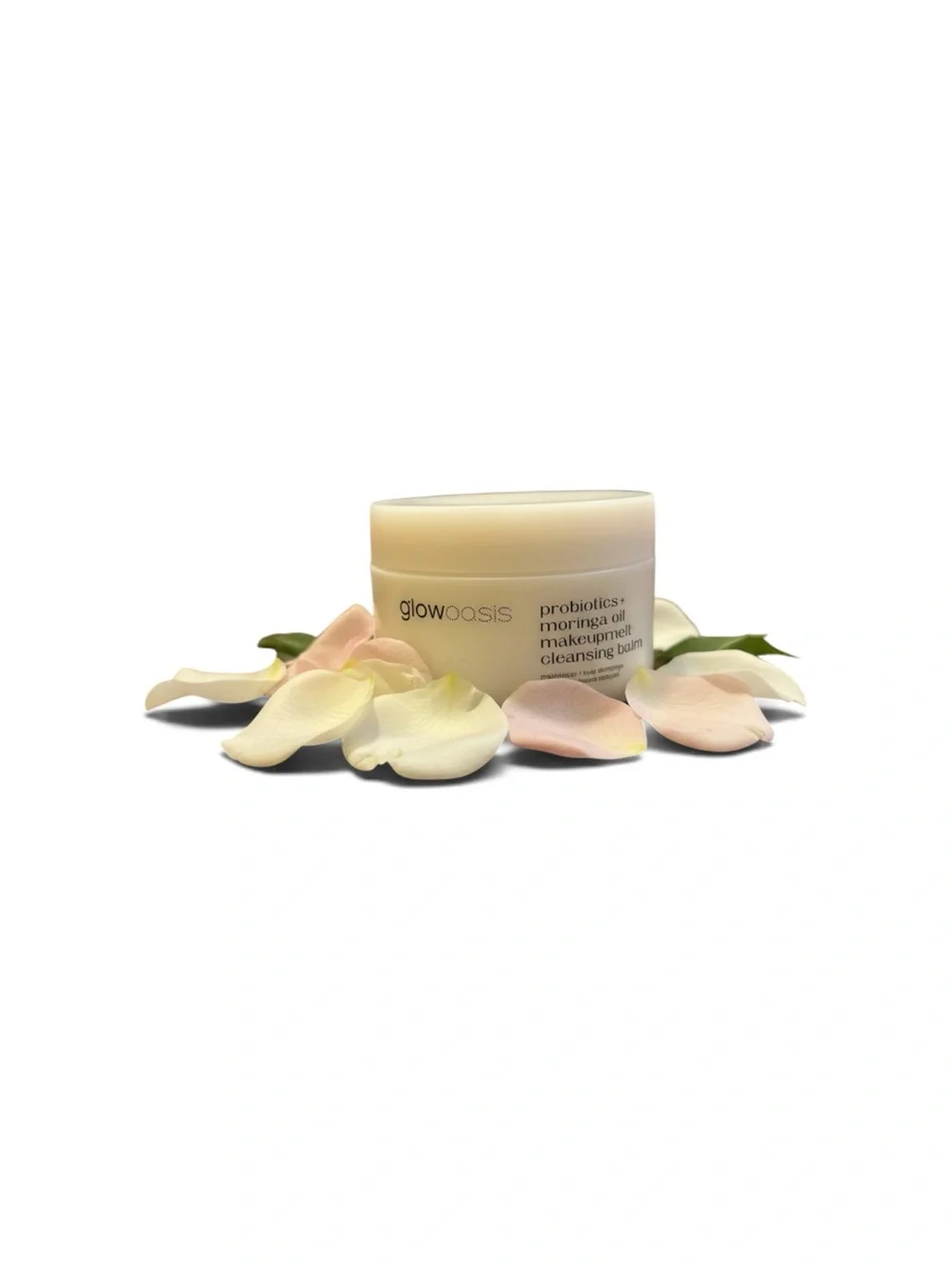 Two GlowOasis Probiotics + Moringa Oil Makeup-Removal Cleansing Balm NIP